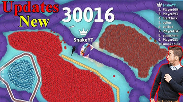 Snake-io 🐍 Wow ! New Updates in Snake ios Game Fastest Growing My Snakes | Epic Snake io Gameplay