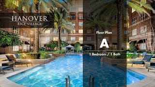 A Floor Plan: 1 bd / 1 ba