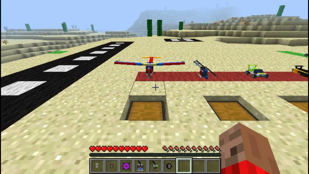 minecraft mod na samoloty 1.2.5