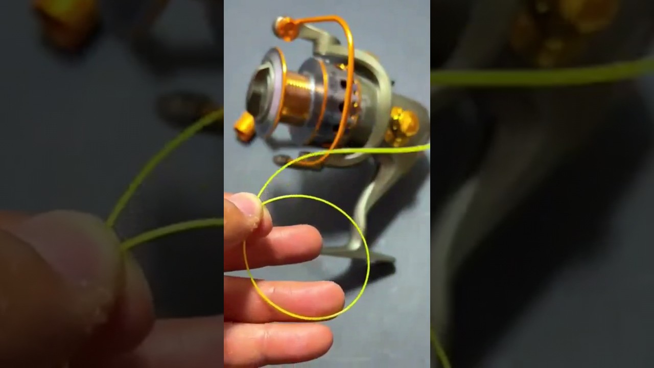 Как правильно одеть леску на шпулю катушки?! 