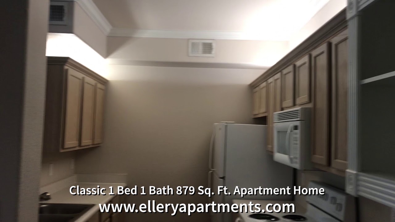 Ellery at Lake Sherwood Classic 1 Bed 1 Bath Apartment with Attached Garage 879 Sq. Ft. Orlando