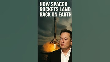 How SpaceX Rockets Land Back on Earth | Elon Musk Explained #shorts #america
