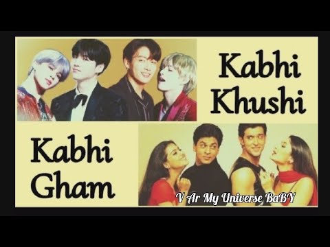 KABHI KHUSHI KABHI GHAM __[FMV]  BTS Bollywood Version 🎥 #kabhikhushikabhigum