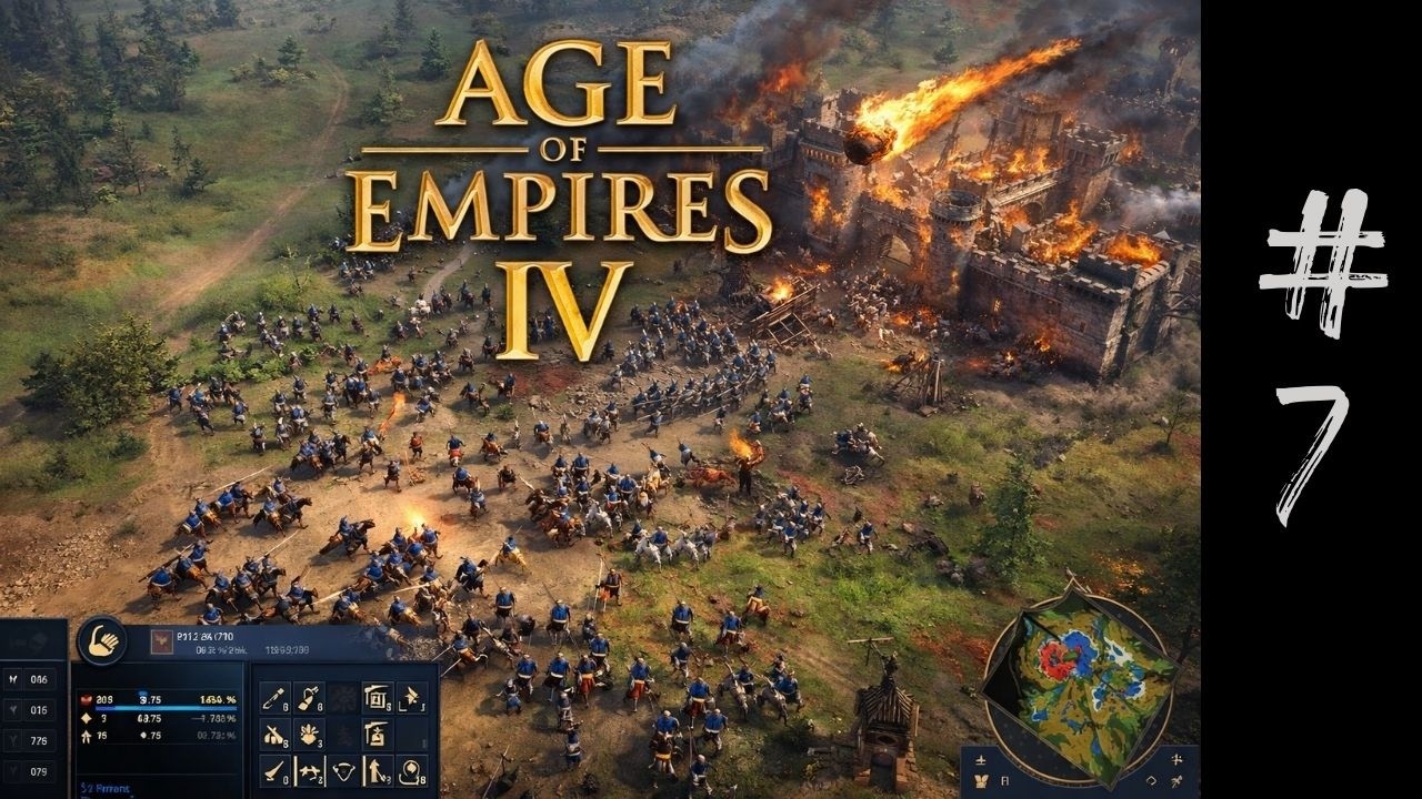 Age of Empires IV #07 - O CERCO DE WALLINGFORD - PC (1080p Walkthrough)