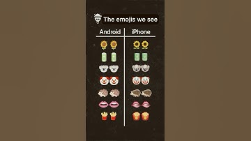 Comparing iPhone and Android emojis🤧🥶✅ #apple #samsung #ios #emojis #tech #android
