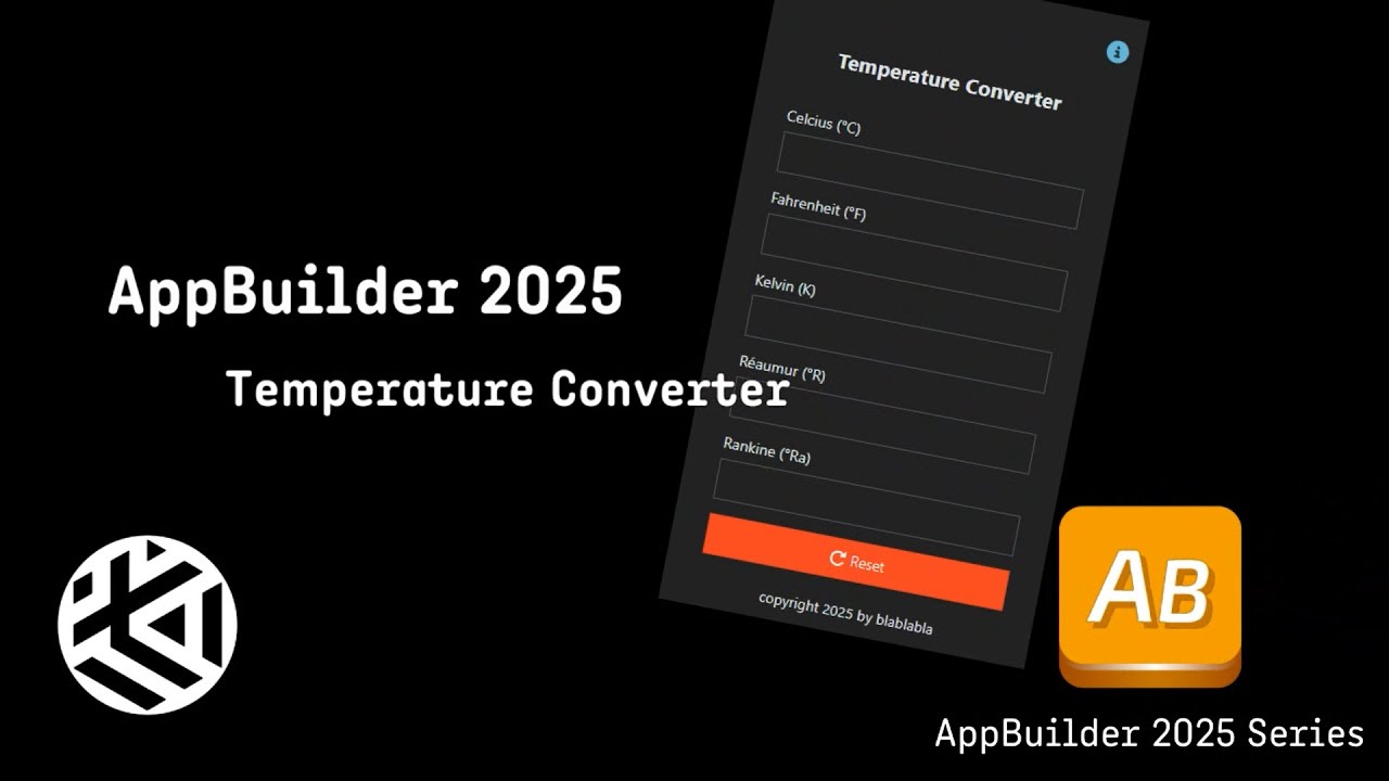 Create Simple Temperature Converter Using Decsoft App Builder
