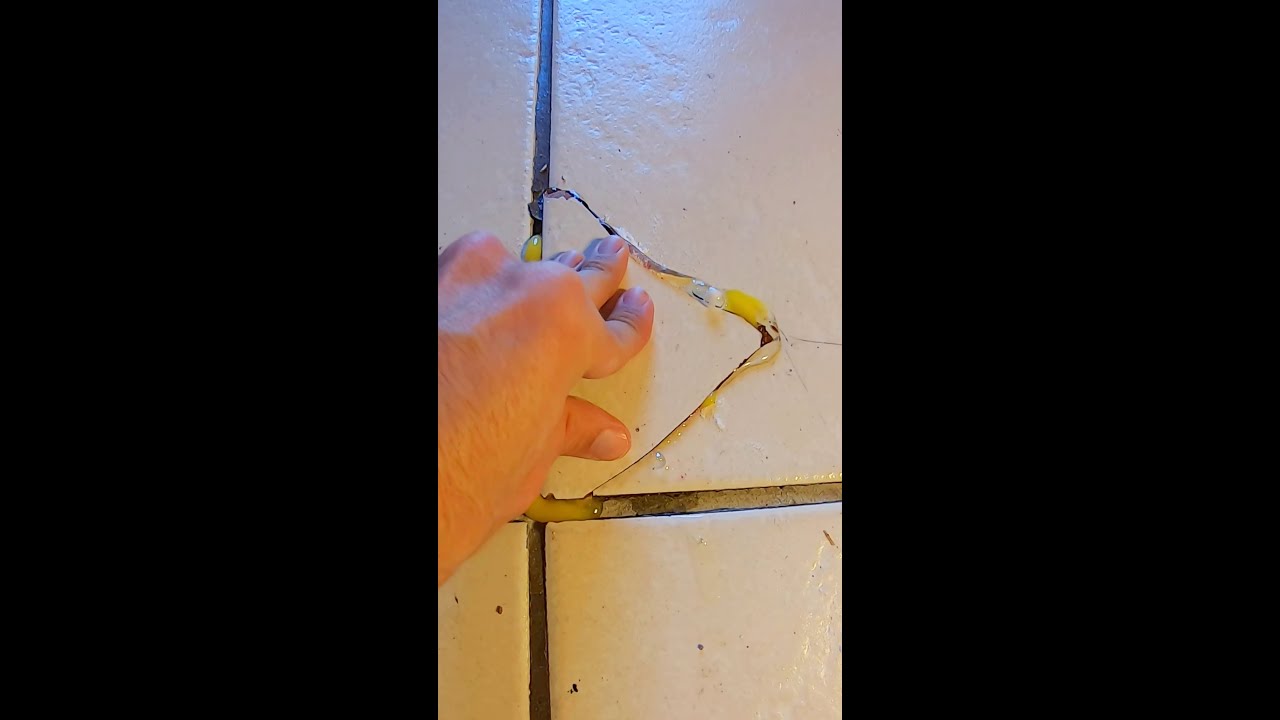 How not to fix a tile