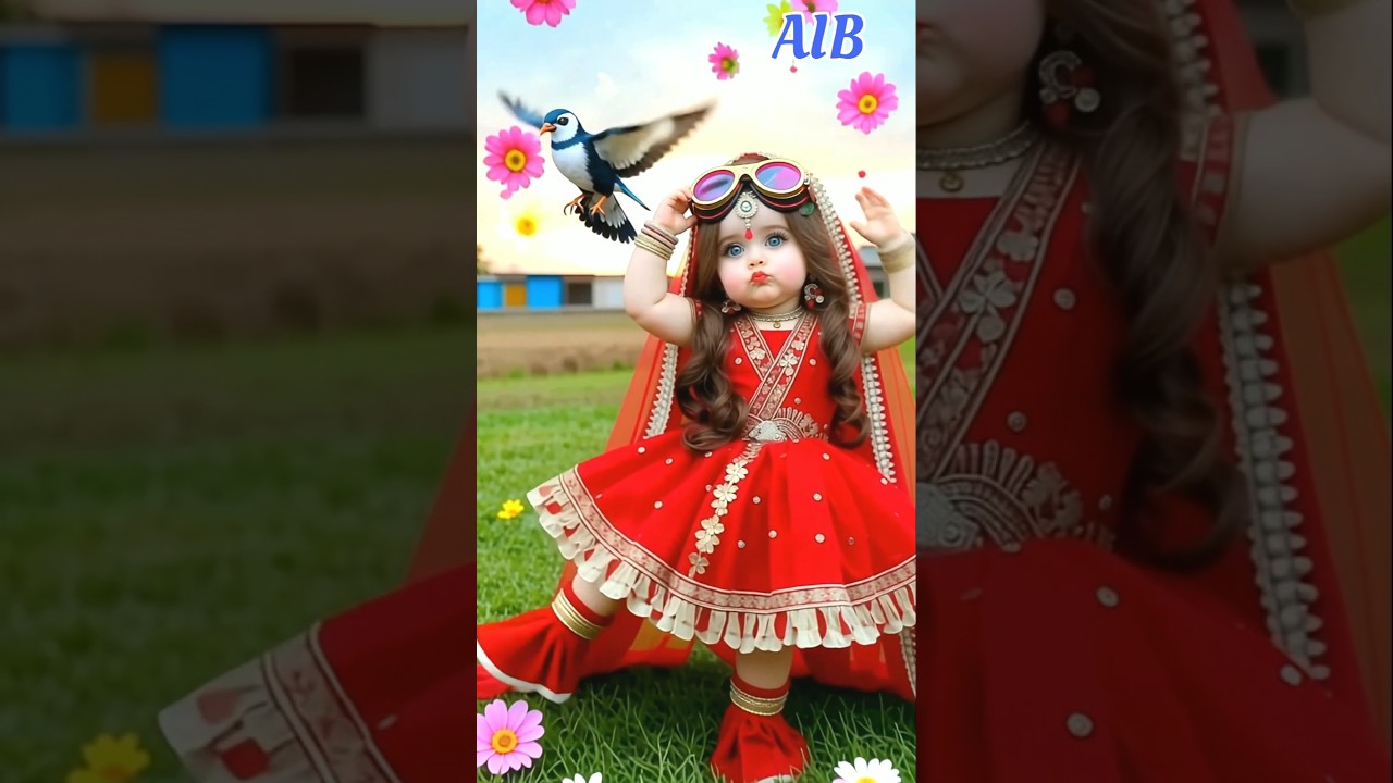 Cute AI Baby Fashion 👶 Wearing Stylish Outfit 2025 💫💖