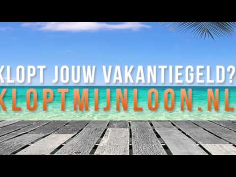 Klopt mijn vakantiegeld? Kloptmijnloon.nl!