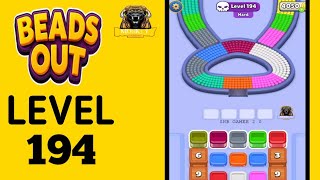 Beads Out hard Level 194 Solution and Walkthrough for Gameplay 