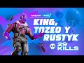 CUMPLE EPICO, JUEGO ARENA CON KING, RUSTYK Y MUCHO MAS! 😱 (2/3)