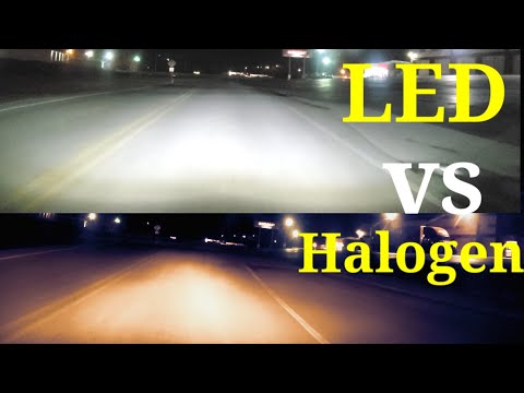 Video: Är halogenlampor ljusare än LED?
