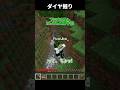 ダイヤ掘りにボートは必要？　#shorts #minecraft #マイクラ
