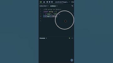 JavaScript Tricks | Object.fromEntries() Method Convert 2D Array to Object | #shorts #codingshorts