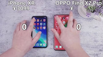 iPhone XR VS Oppo Find X2 Pro || Speed Test Comparison ||【Known Mobile】
