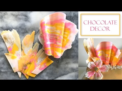 how-to-make-chocolate-decorations-|-fan-and-shards-made-easy