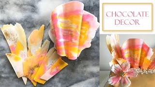 How to make Chocolate Decorations | Fan and Shards Made Easy