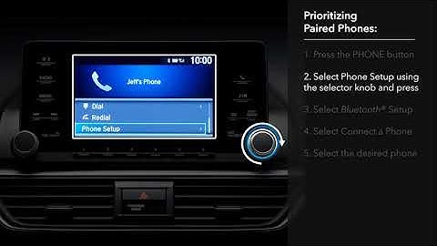 How to Prioritize Paired Phones on the 2018 Honda Accord: LCD Audio Models