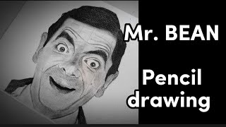 Drawing Mr. Bean with pencil #mrbean #mrbeandrawing #pencildrawing screenshot 4