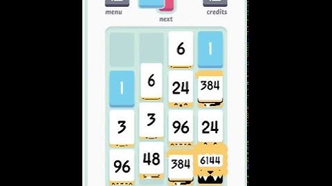 Threes! AI - 6144 tile achieved, score 736,254.