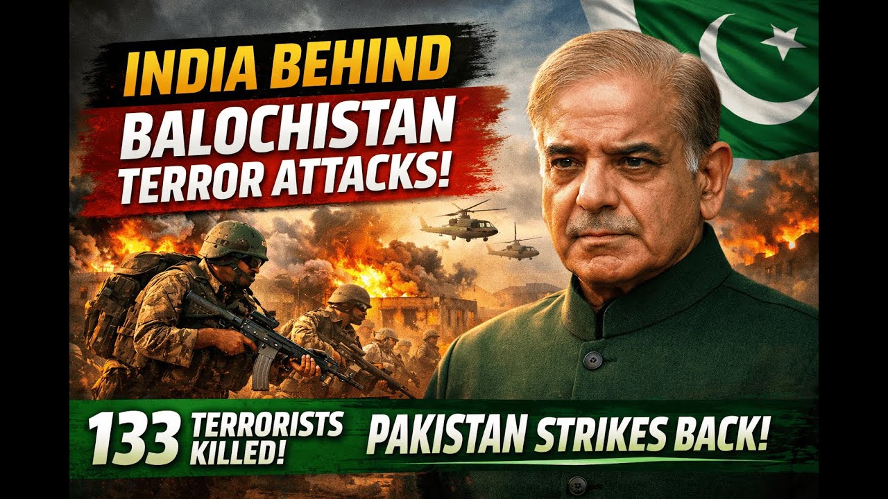 Pakistan Blames India | Balochistan Attacks | 133 Militants Killed Explained