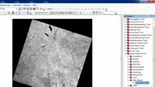 How to calculate Normalized Difference Built up Index NDBI using ArcGIS   YouTube