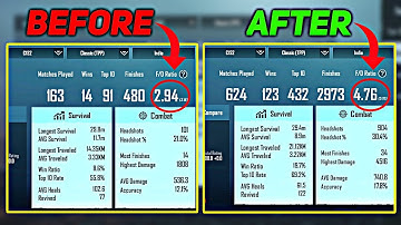 HOW TO INCREASE KD/FD EASILY IN BGMI / PUBGM || MAINTAIN 5+ KD/FD🔥TIPS & TRICKS || KO EXOTIC GAMING