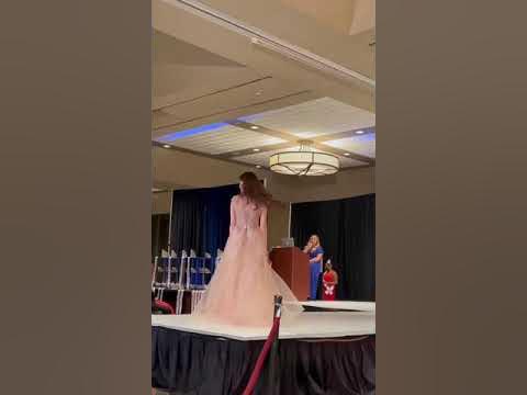 pageant evening gown walk