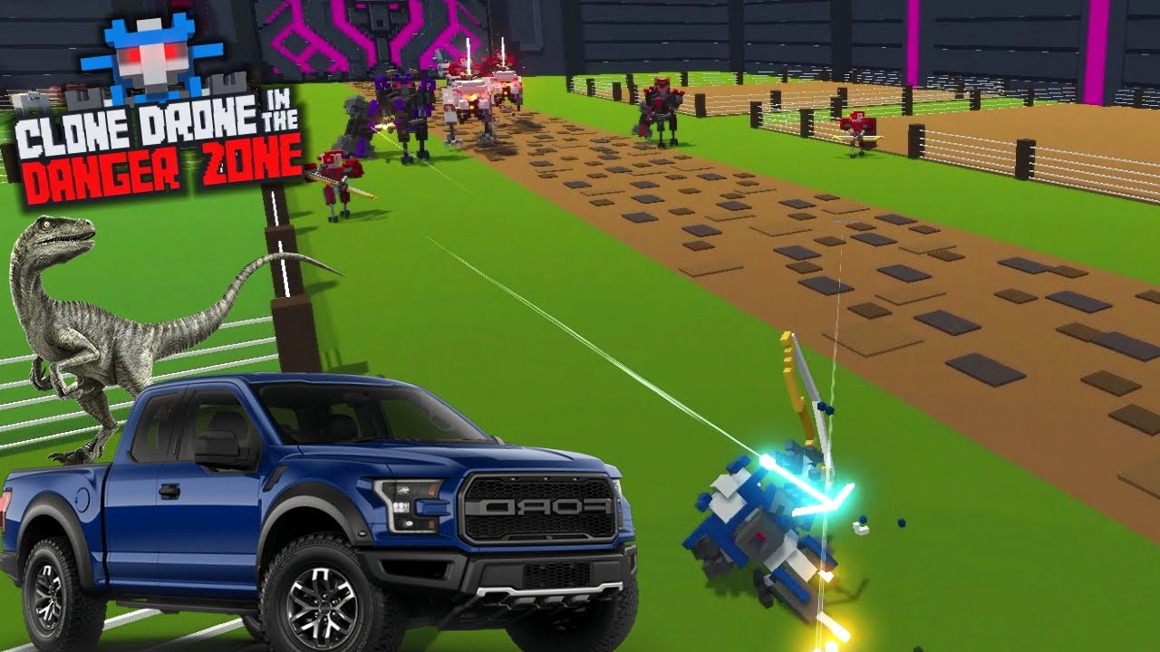 THE RAPTOR KING! | Clone Drone In The Danger Zone Custom Challenges