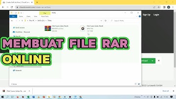 Membuat File RAR Secara Online di Laptop - Tanpa Aplikasi Tambahan