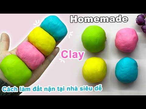 Video Cách làm Đất Nặn tại nhà - Mềm - Dẻo - An toàn - Làm... - YouTube