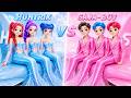 真実の愛 vs 偽りの愛💖Huntrixガールズバンド vs Saja Boys バンド🎤エクストリームグロウアップ🔥K-Pop Demon Huntersカップルメイクオーバー✨