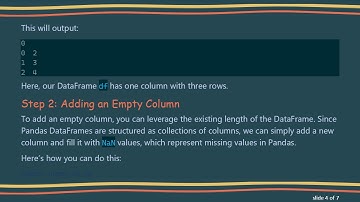 How to Add an Empty Column in a Pandas DataFrame Without Specifying Column Names