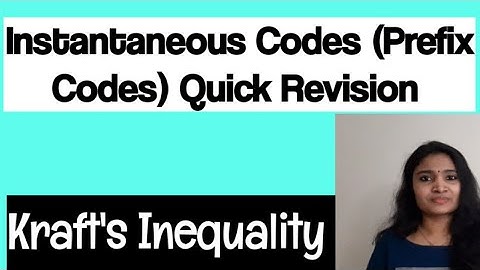 Instantaneous Codes| Instantaneous codes Construction and Decoding| Kraft