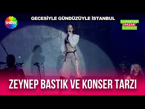 Zeynep Bastık, ilginç tarzıyla seyircilere unutulmaz bir konser verdi!