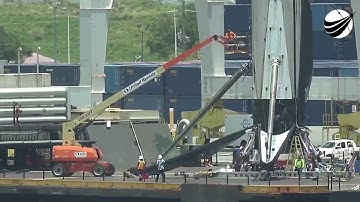 Falcon 9 - leg retraction anomaly