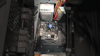 Install new pc power x motherboard i5 processor 8gb ram & 256 ssd #gigabyte #powerx #intel #repair
