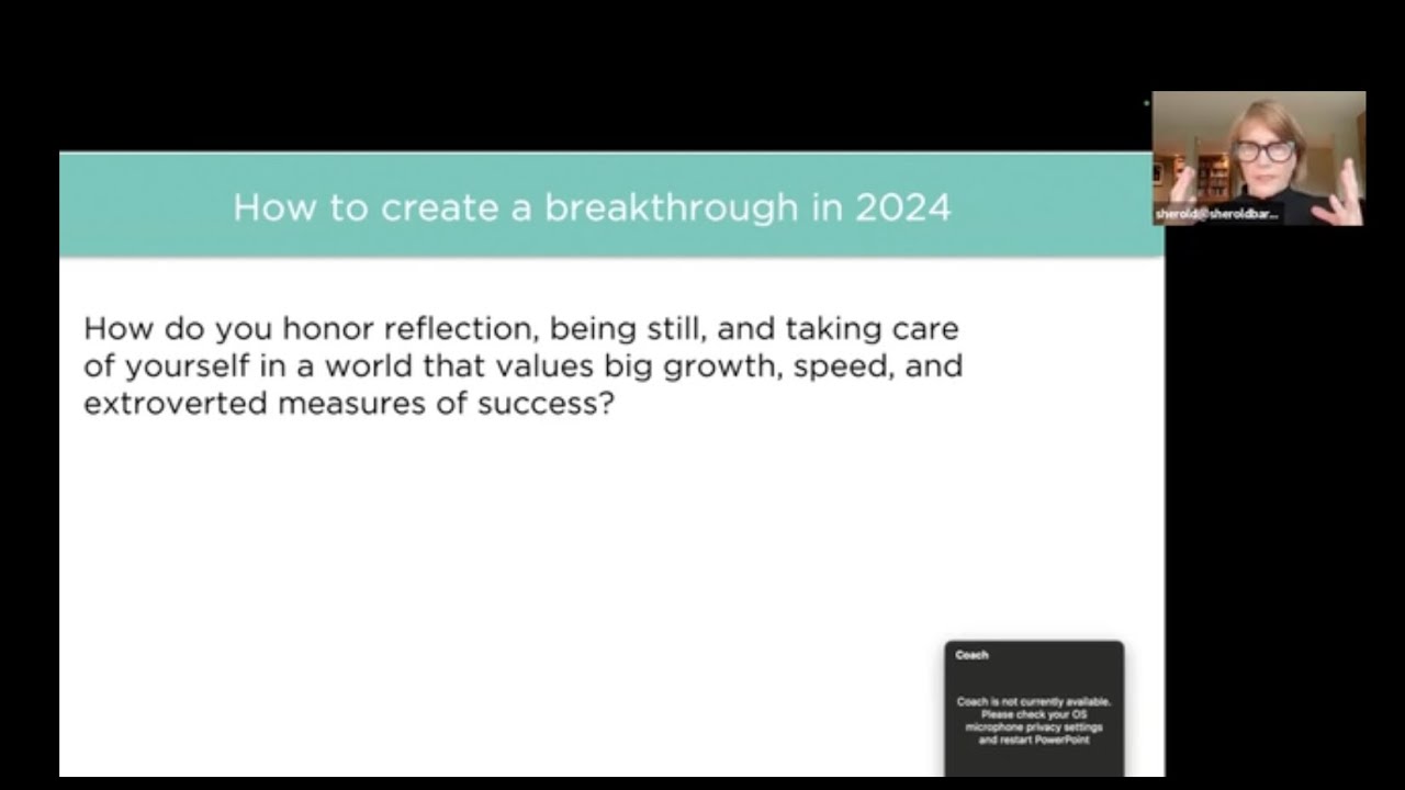 How to Create a Breakthrough in 2024