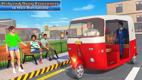 TukTuk Auto Rickshaw Driving Simulator Gameplay, Career mode