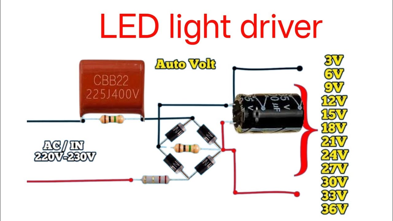 auto volt convert 220V ac to DC 3V 6V 9V 12V 15V 24V | DC led driver