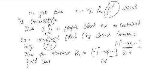 Algebraically Closed Fields 2