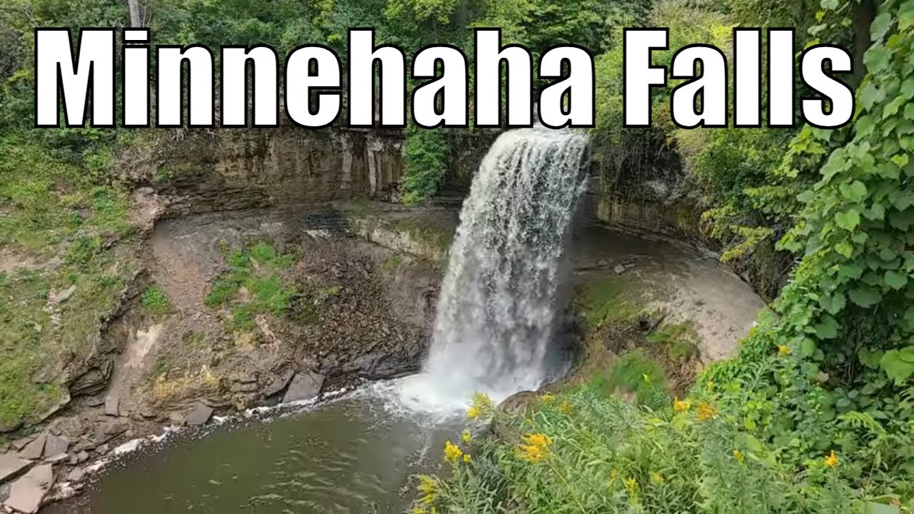 Minnehaha Falls Minneapolis Minnesota Tour YouTube