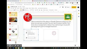 Adding a Private Comment in Google Classroom