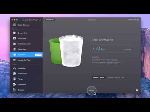 CleanMyMac 3 | How to Clean Up Trash Bins On Your Mac