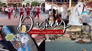 Last Lunch at BOG, Starting Pin Trading, + Empty MCO? | Disney Day 8 Vlog