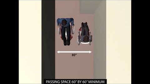 ADA Accessible Route Passing Space