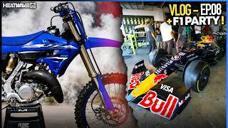 YZ125 Two Stroke PINNED + Party with Red Bull's F1 Car!