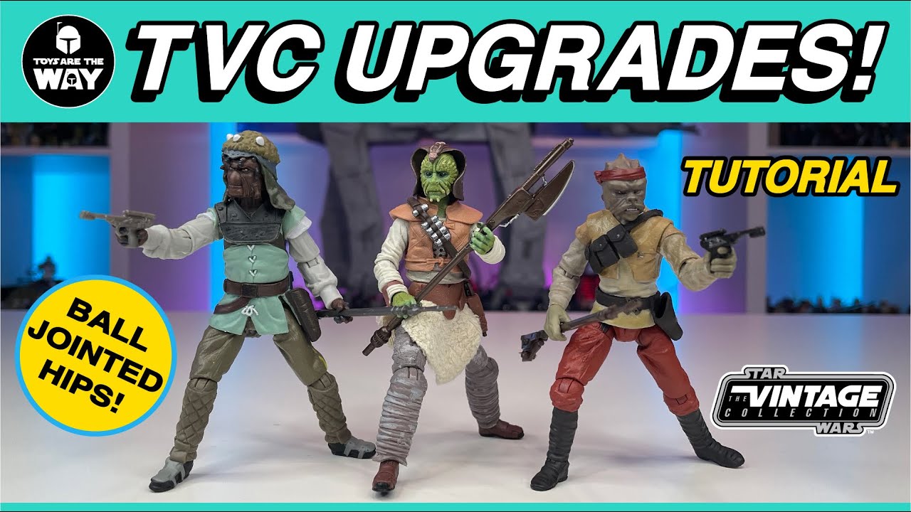 Star Wars Action Figure Upgrades! The Vintage Collection ROTJ