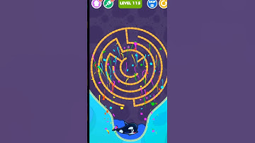 Save The Fish  / pull the pin / puzzle logic level 115  #savethefish #gaming #funny #drawing #shorts