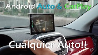 Pantalla CARPLAY ✅ ANDROID AUTO  INALAMBRICOS  ¡Sin instalación!